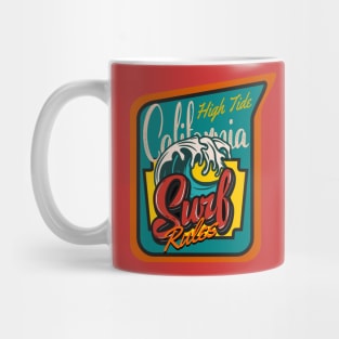 California Surf Rules High Tide Mug